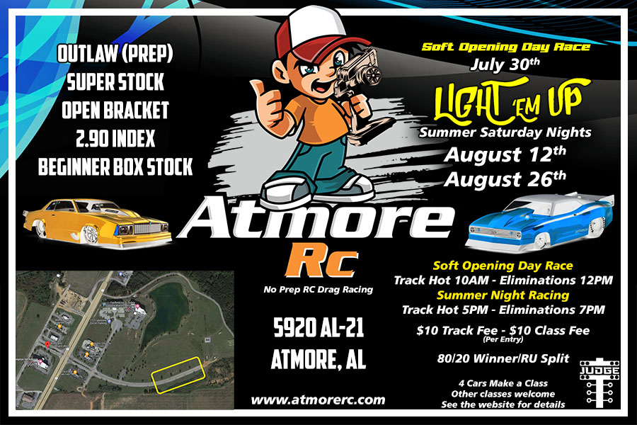 RC Drag Racing Under the Lights