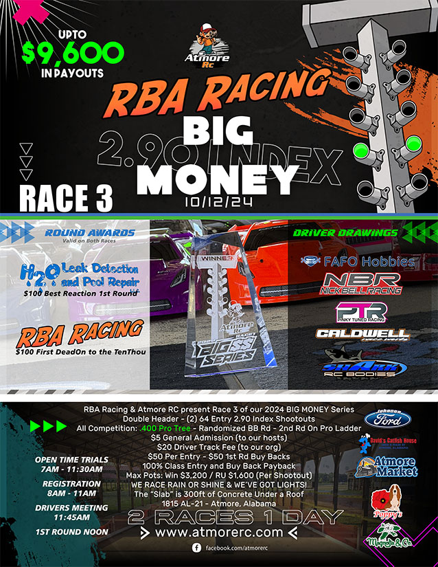 2024 BIG MONEY Series Race 3 sponsored by RBA Racing